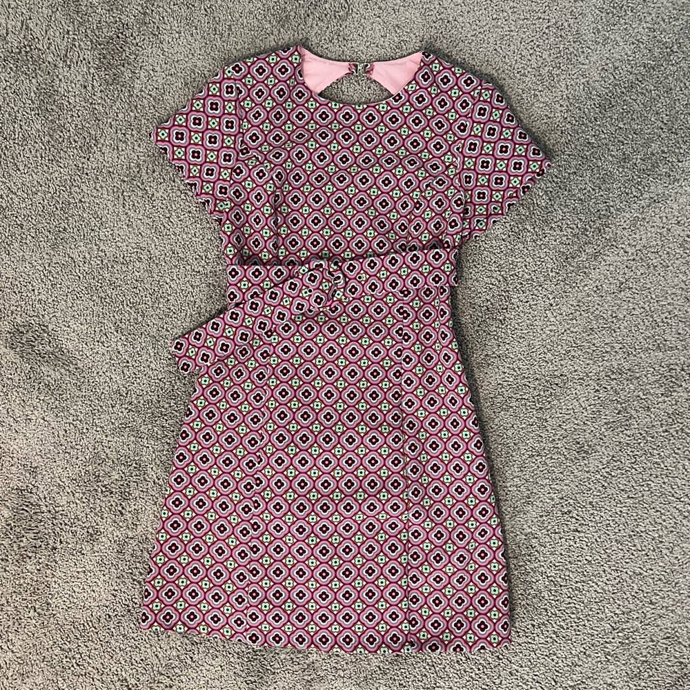 Zara Print Backless Mini Dress. Size Small.